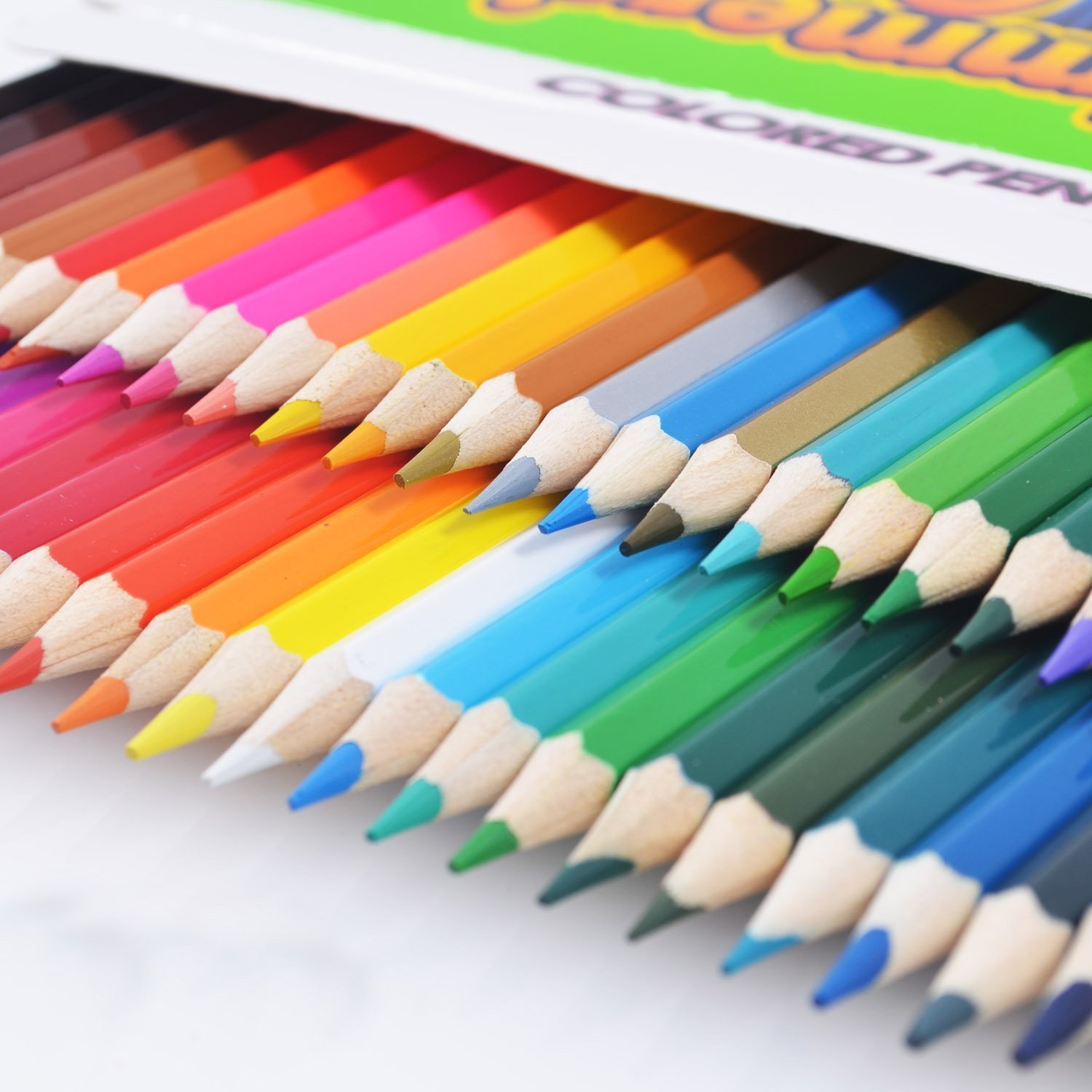 Unique colors. Мягкий цветной карандаш художника. 50 Карандаш цвета. Kuruboya. 50 Colored Pencils.