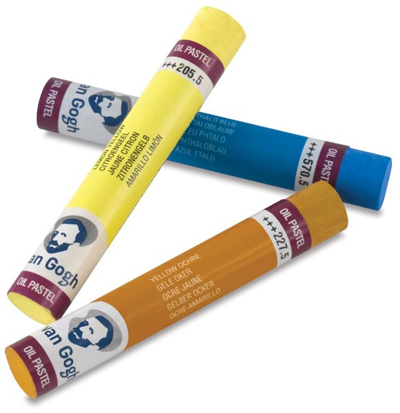 van gogh yağlı pastel 12 li set