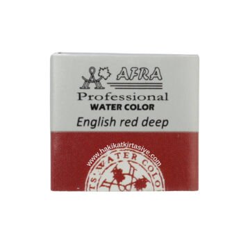 Afra Sulu Boya Tablet 682 English Red Deep