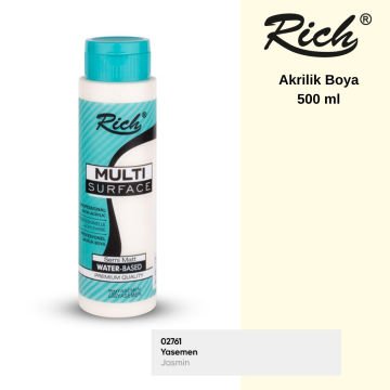 Rich Multi Surface Akrilik Boya 500ml 2300 Yasemen