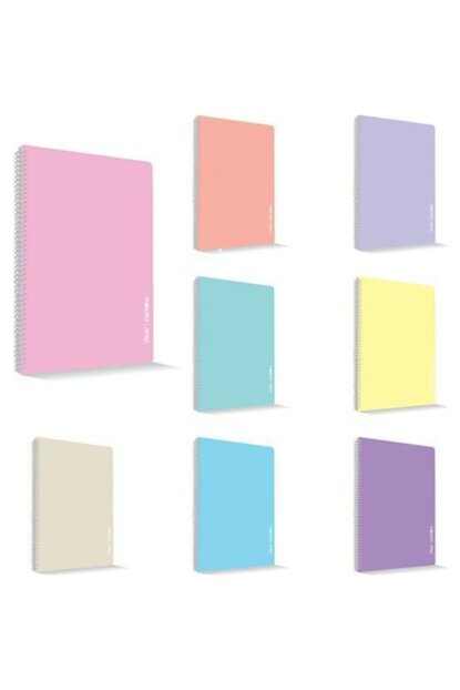 Çınar Uninote Pastel Spiralli A4 72 Yaprak Çizgili Defter 71904