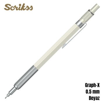 Scrikss Versatil Kalem Graph-X 0.5mm Beyaz