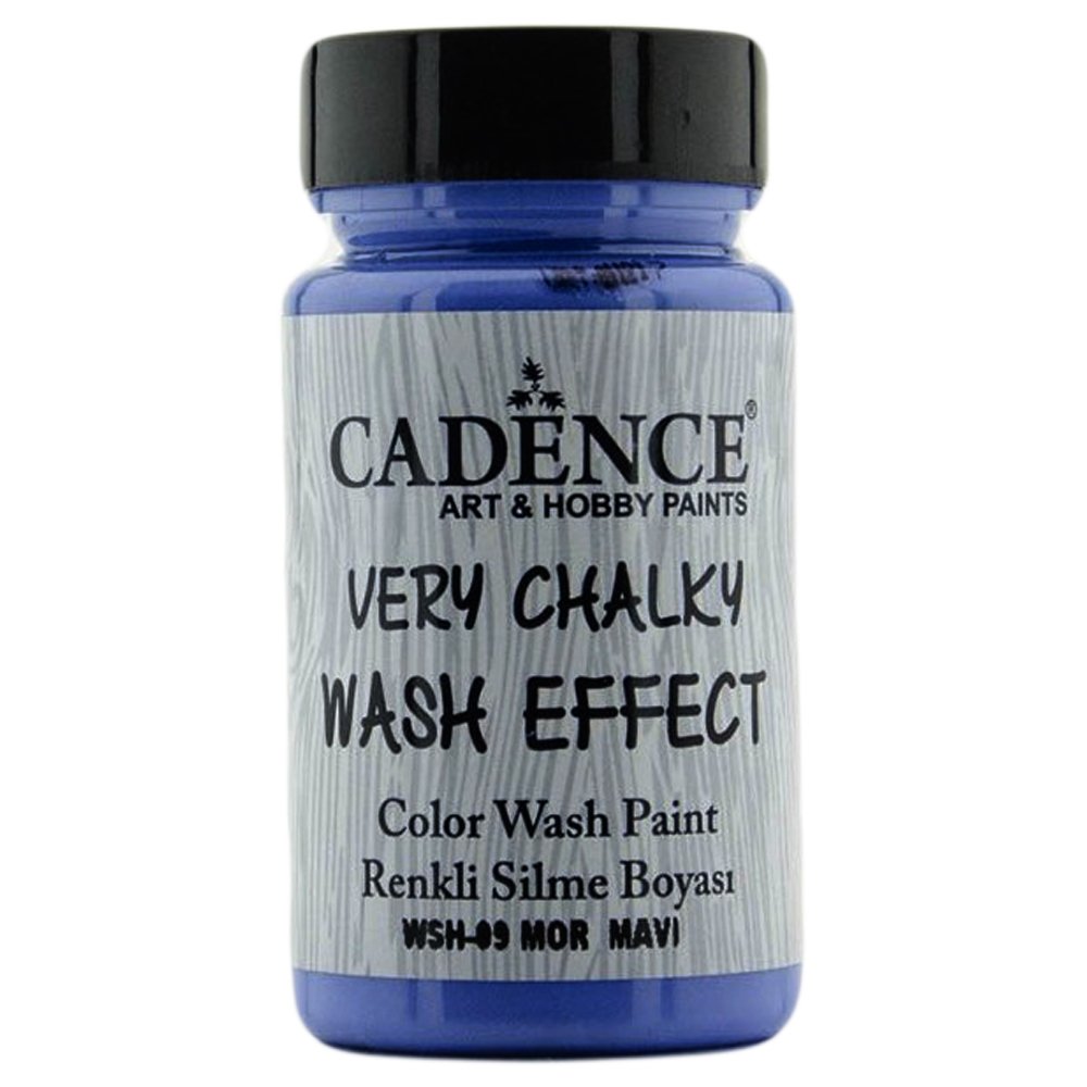 Cadence Very Chalky Wash Effect Slime Boyası 90ml 9 Mor Mavi