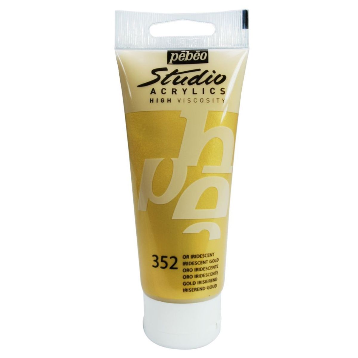 Pebeo Studio Akrilik Boya 100ml 352 Irıdescent Gold