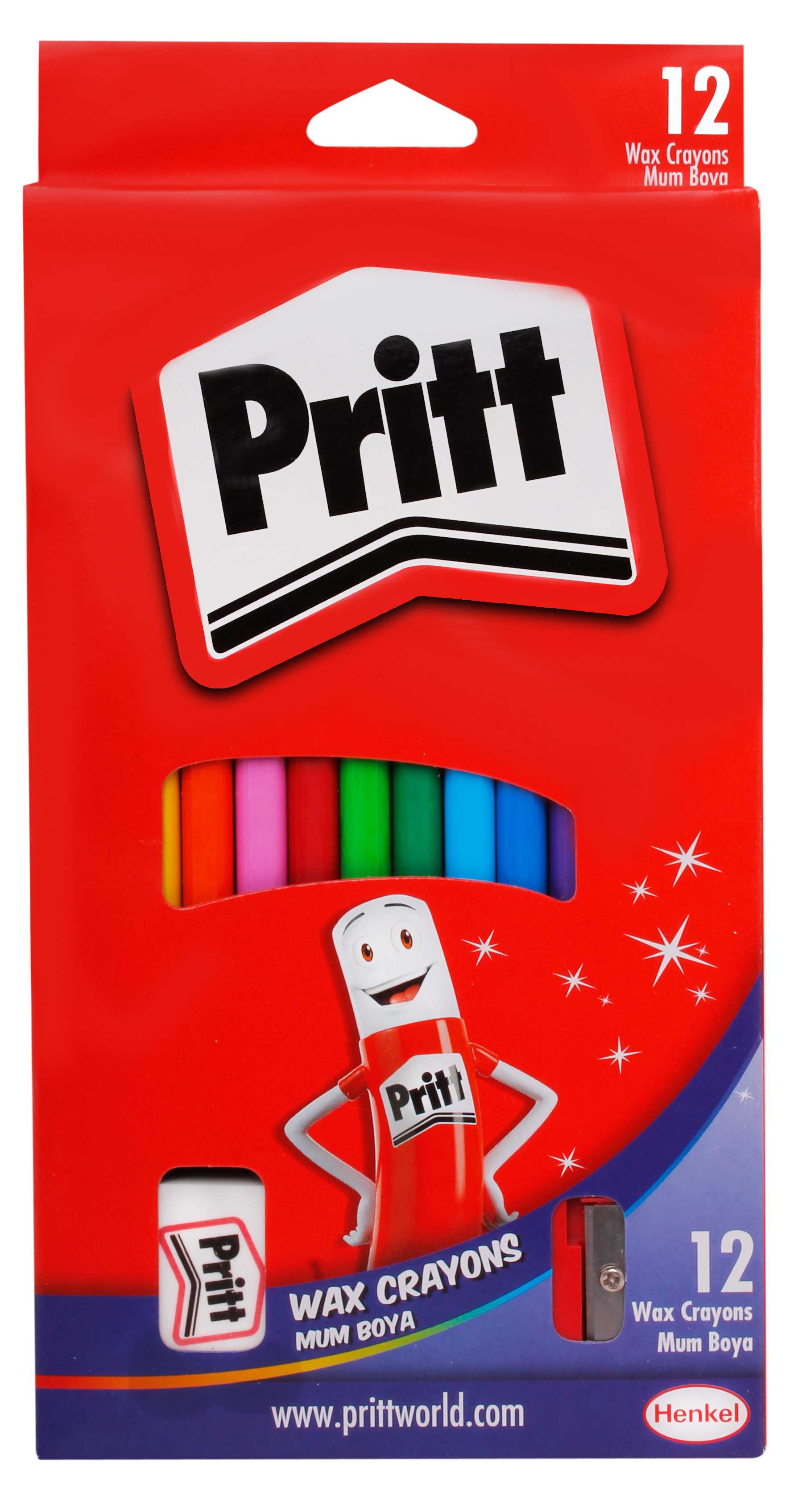 Pritt Silinebilir Pastel Boya 12 Renk