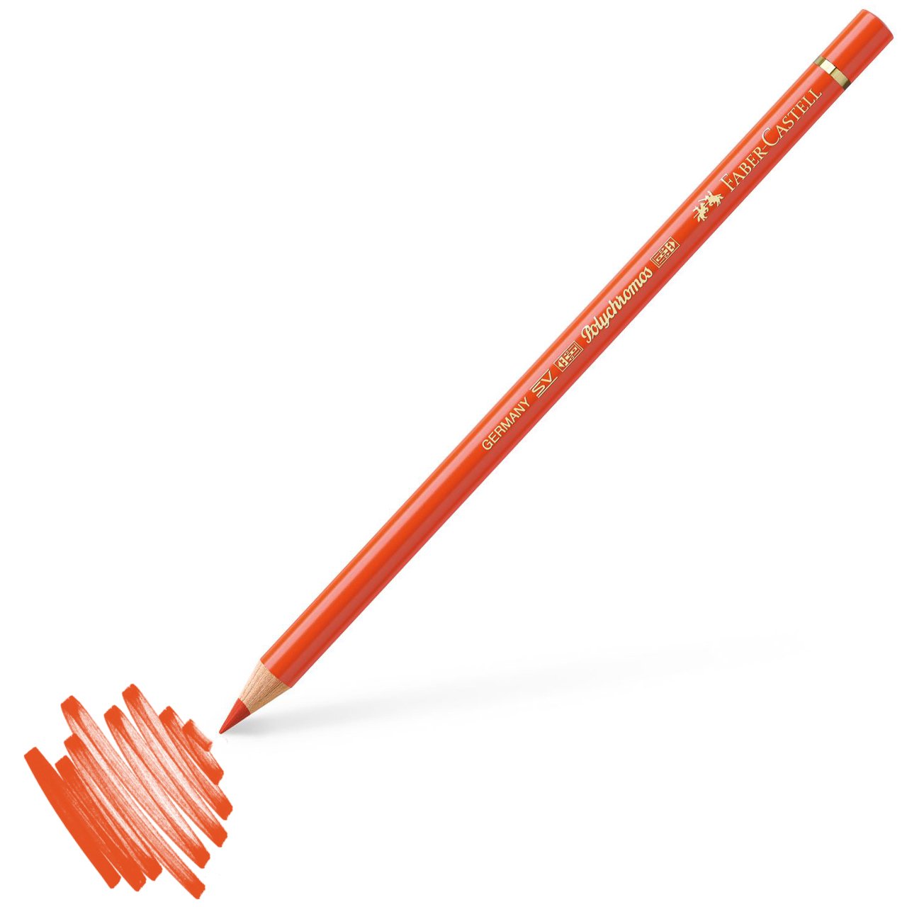 Faber Castell Polychromos Kuru Boya Kalemi 115 Dark Cadmium Orange