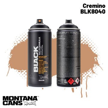 Montana Black Sprey Boya 400ml BLK8040 Cremino