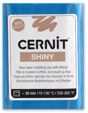 Cernit Shiny Parıldıyan Polimer Kil 56gr 200 Blue