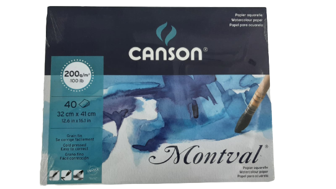 Canson Montval Sulu Boya Defteri (32x41cm) 200gr 40yp