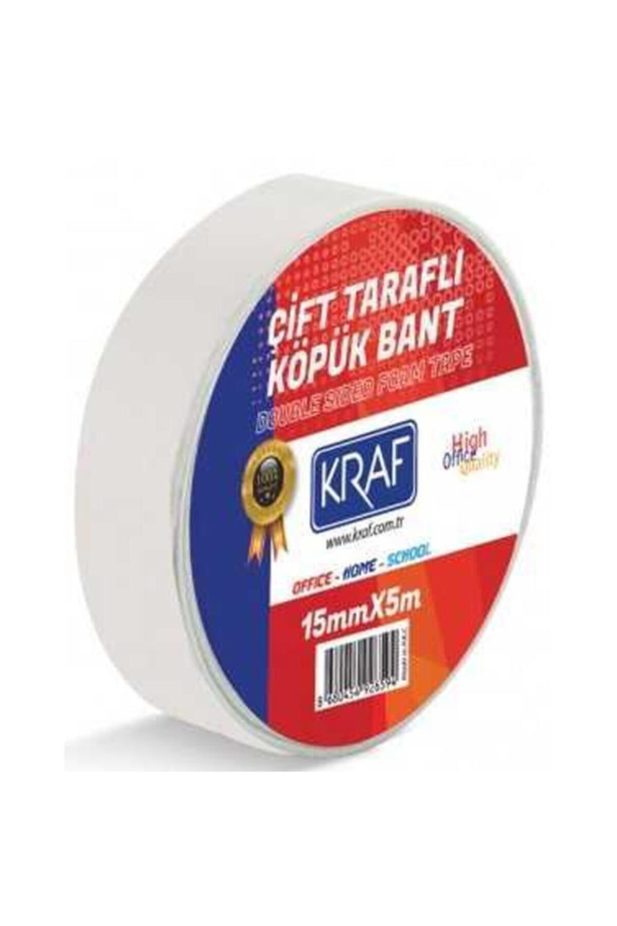 Kraf Çift Taraflı Köpük Bant 15mmx5m 5015G