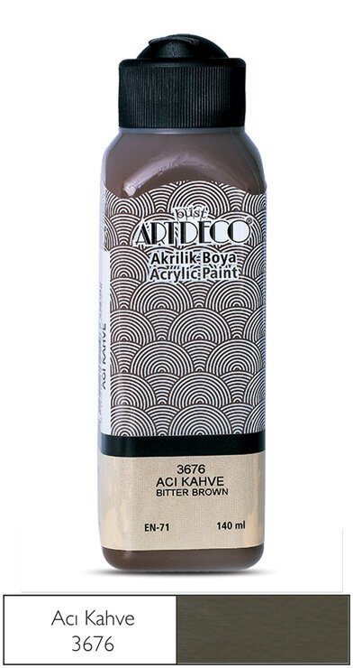 Artdeco Akrilik Boya 140ml 3676 Acı Kahve