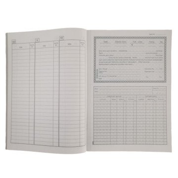 Dilman Senetli Defter Karton Kapak 19.5x27cm 160yp