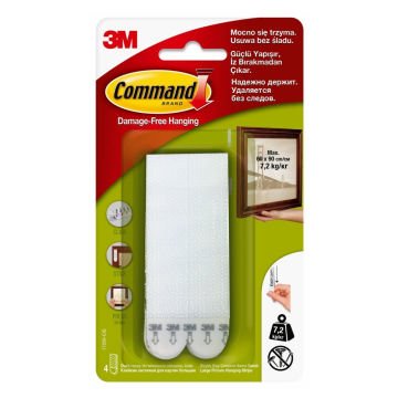 3M Command Çerçeve Asma Cırt Bandı Büyük Boy 17206