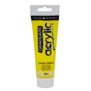 Daler Rowney Graduate Akrilik Boya 120ml 651 Lemon Yellow