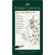 Faber Castell Dereceli Karakalem 12'li Set 8b-2h