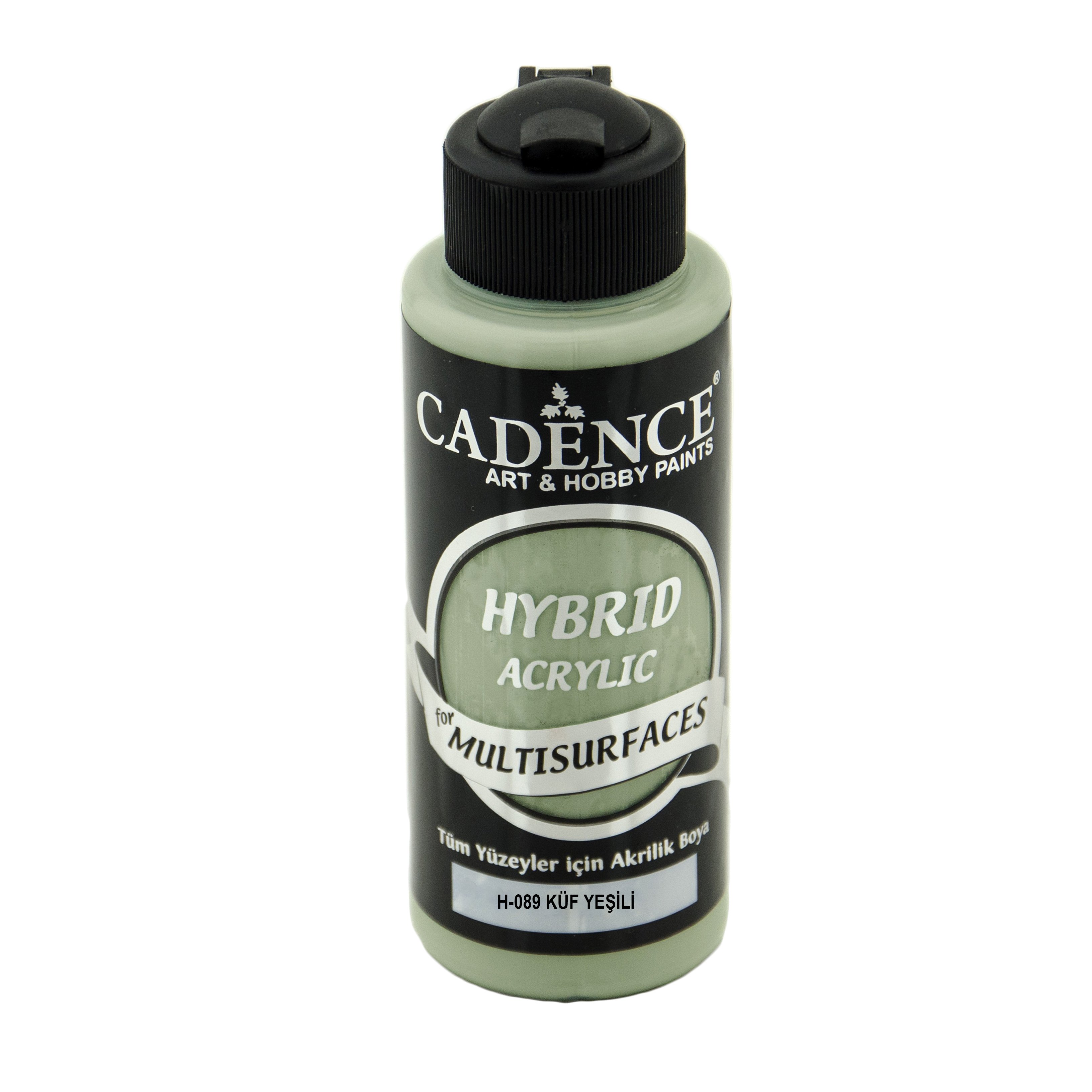 Cadence Hybrid Multisurface Akrilik Boya 120ml H-089 Küf Yeşili