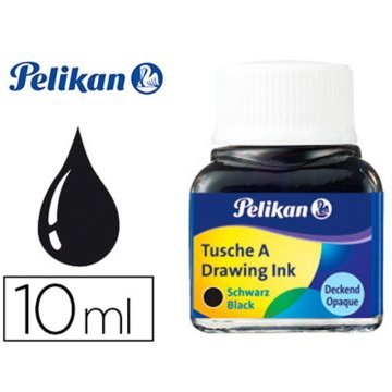 Pelikan 523 Drawing İnk Çini Çizim Mürekkebi 10ml Opaque No 17 Siyah