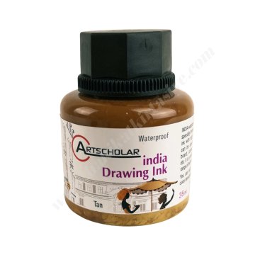 Artscholar Waterproof India Ink Çini Mürekkebi 35ml Tan