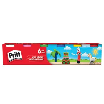 Pritt Oyun Hamuru 6 Renk 100gr