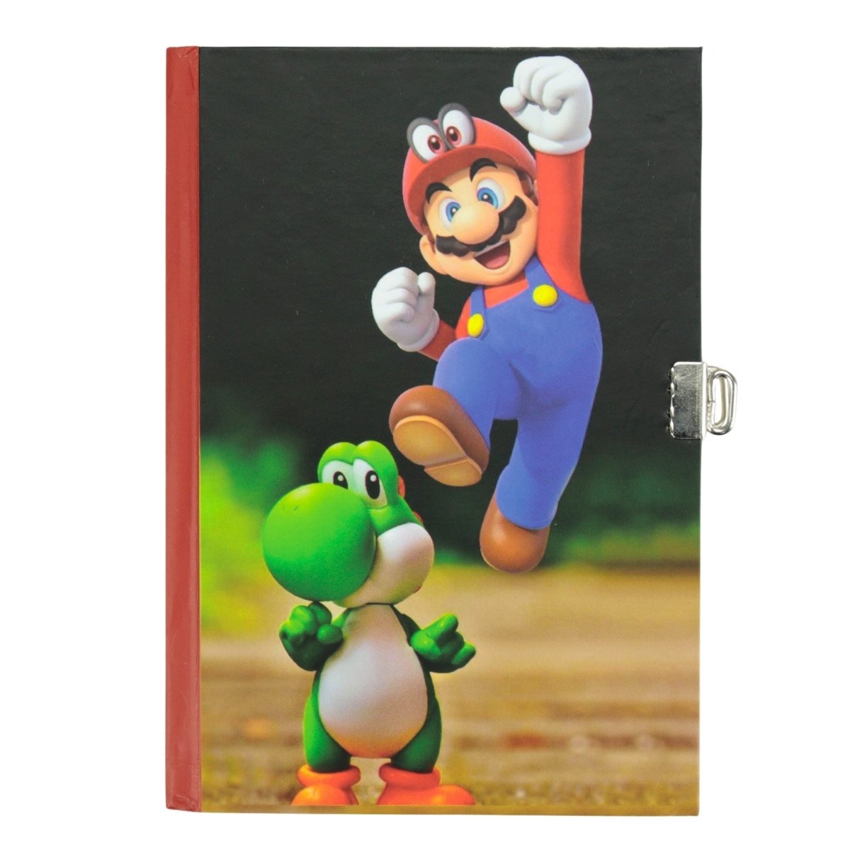 Yıldız Sert Kapak 14x20cm 80yp Kids Seri Hatıra Defteri Çizgili Kilitli Mario