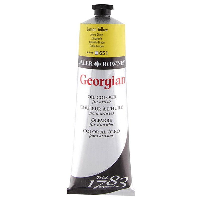 Daler Rowney Georgian Yağlı Boya 225ml 651 Lemon Yellow