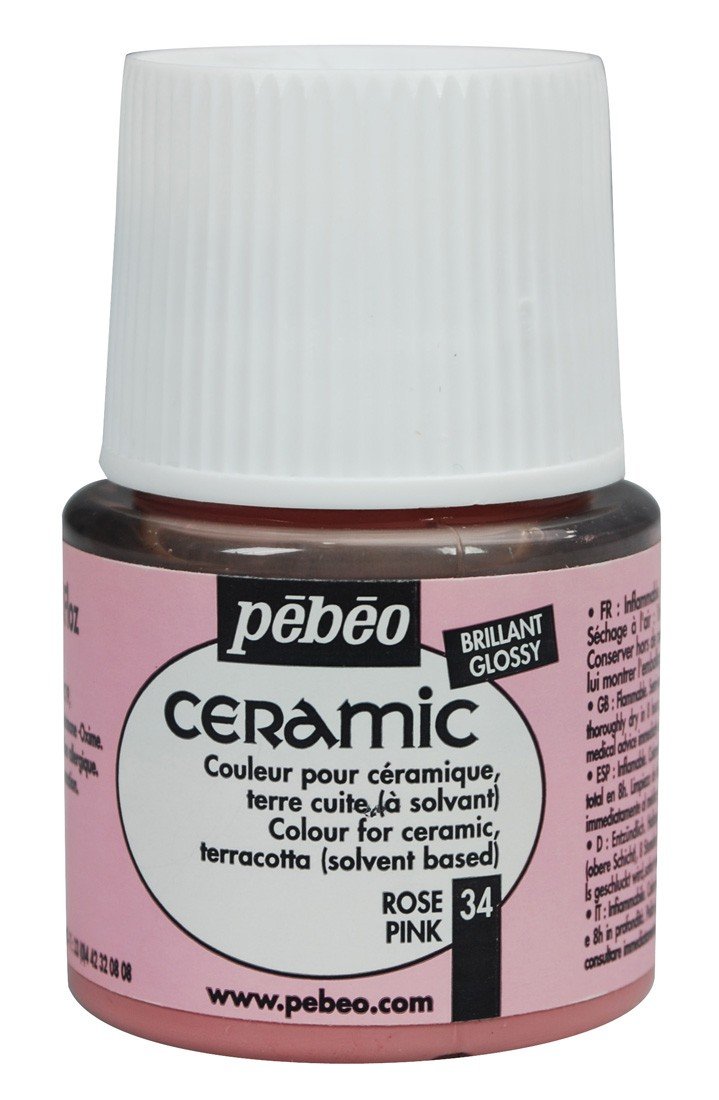 Pebeo Ceramic Seramik Boyası 45ml 34 Pink