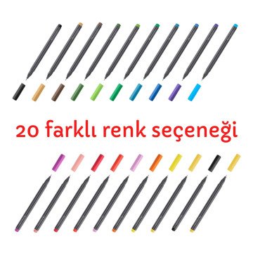 Faber Castell Grip Finepen 0.4 Keçeli Kalem Zümrüt Yeşil