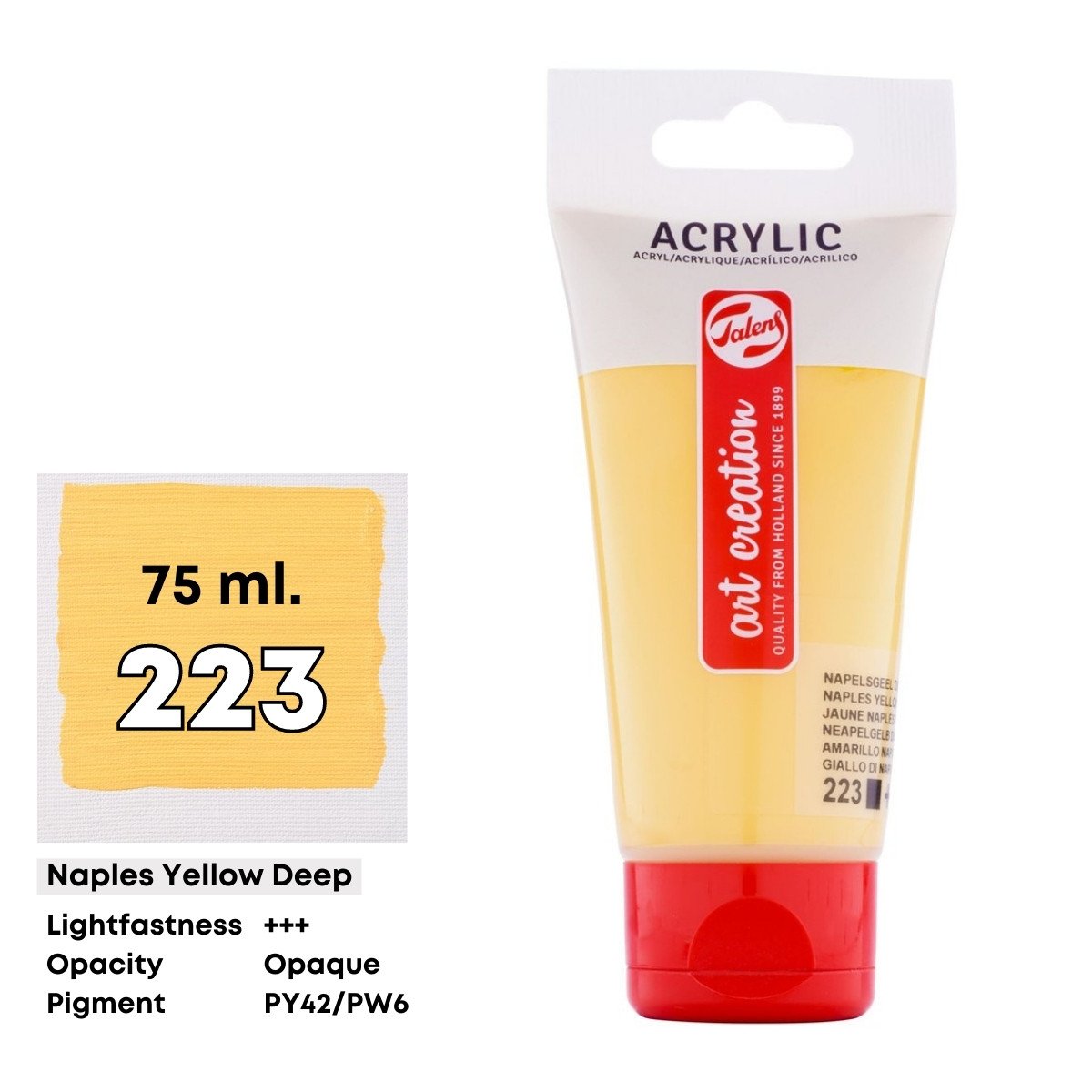 Art Creation Akrilik Boya 75ml 223 Naples Yellow Deep