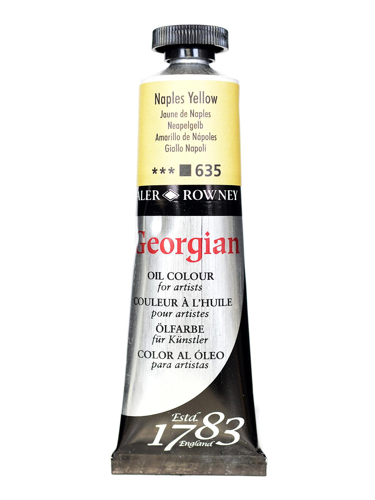 Daler Rowney Georgian Yağlı Boya 38ml 635 Naples Yellow