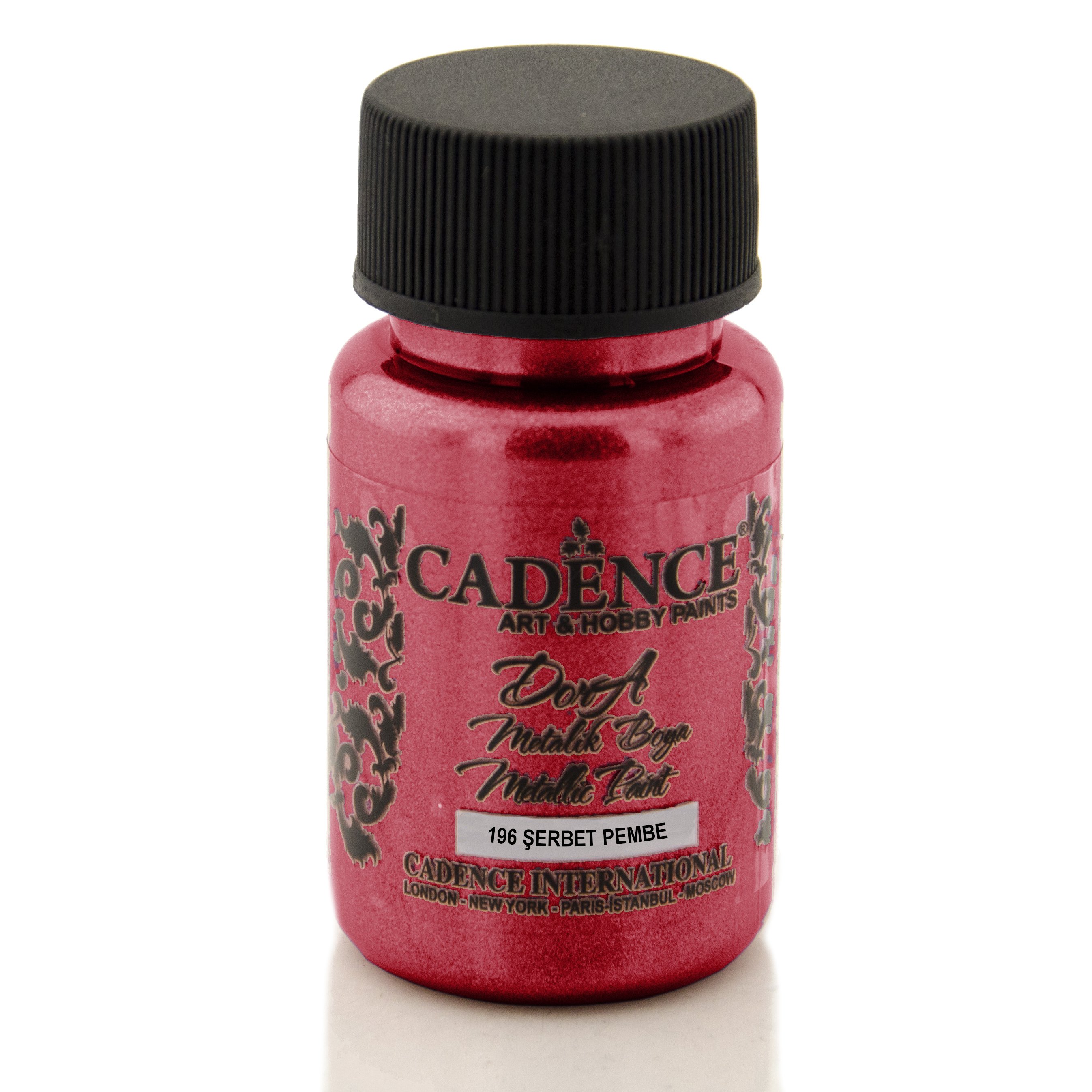 Cadence Dora Metalik Boya 50ml 196 Şerbet Pembe