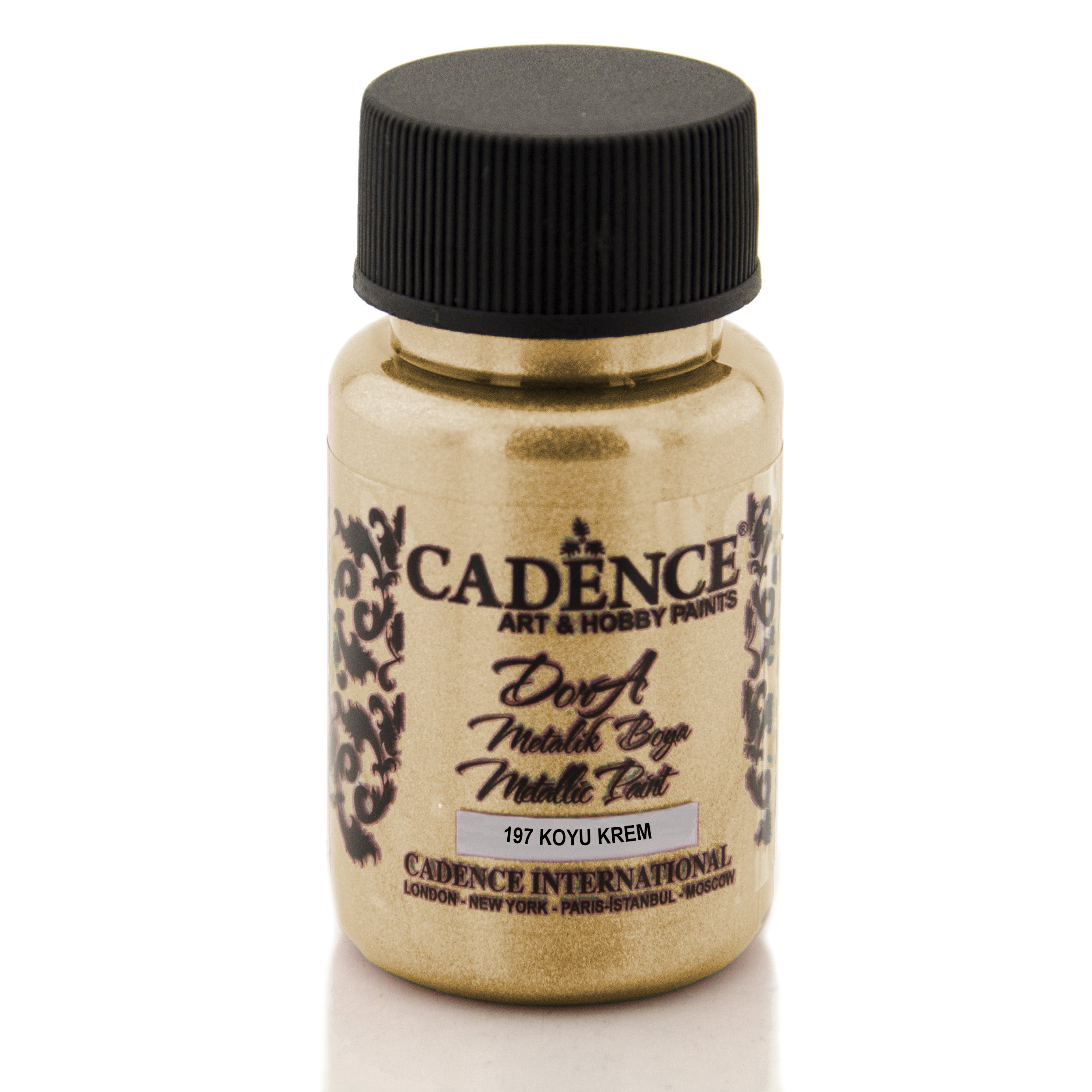 Cadence Dora Metalik Boya 50ml 197 Koyu Krem