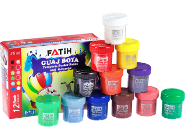 Fatih Guaj Boya 12 Renk 25ml