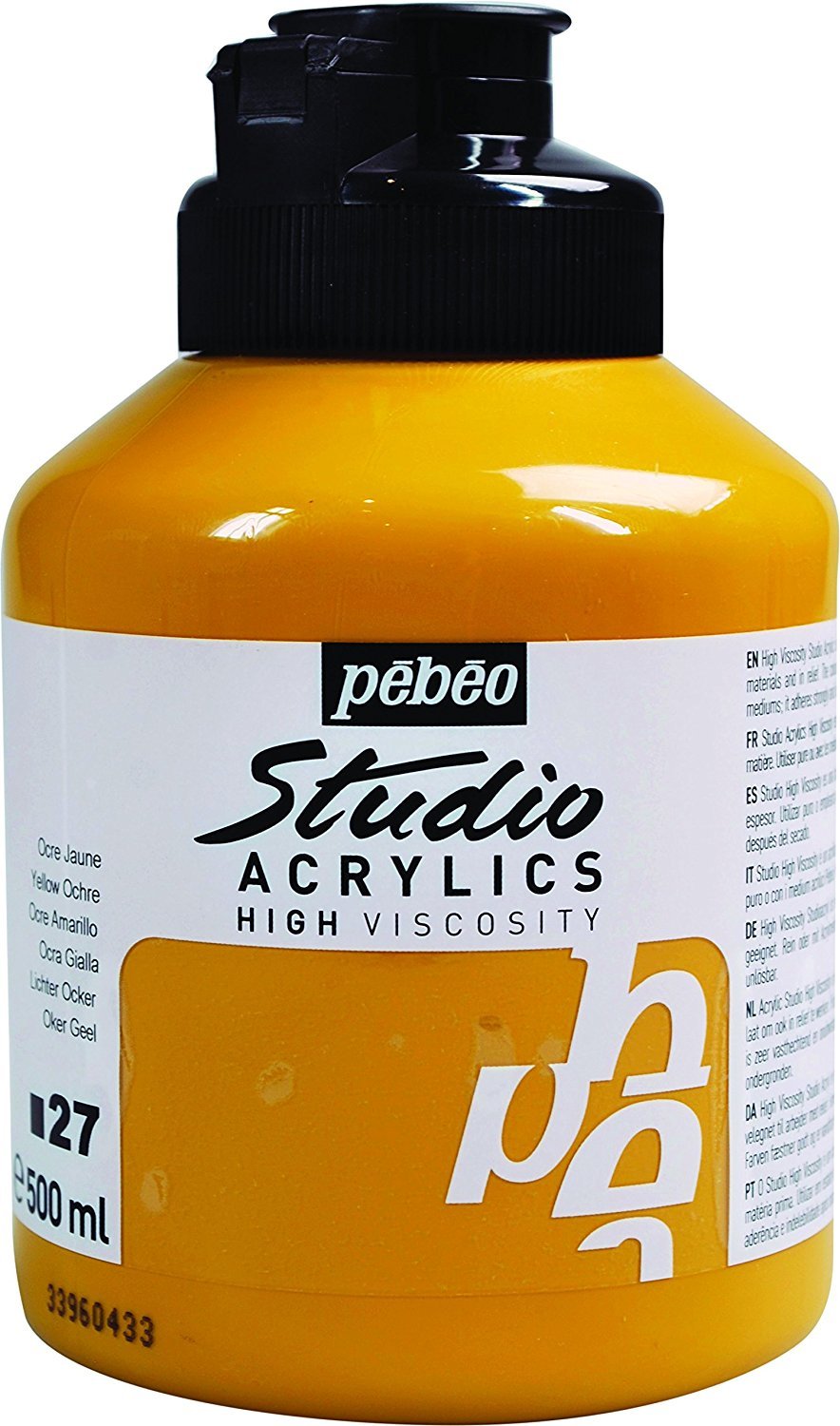 Pebeo Studio Akrilik Boya 500ml 27 Yellow Ochre