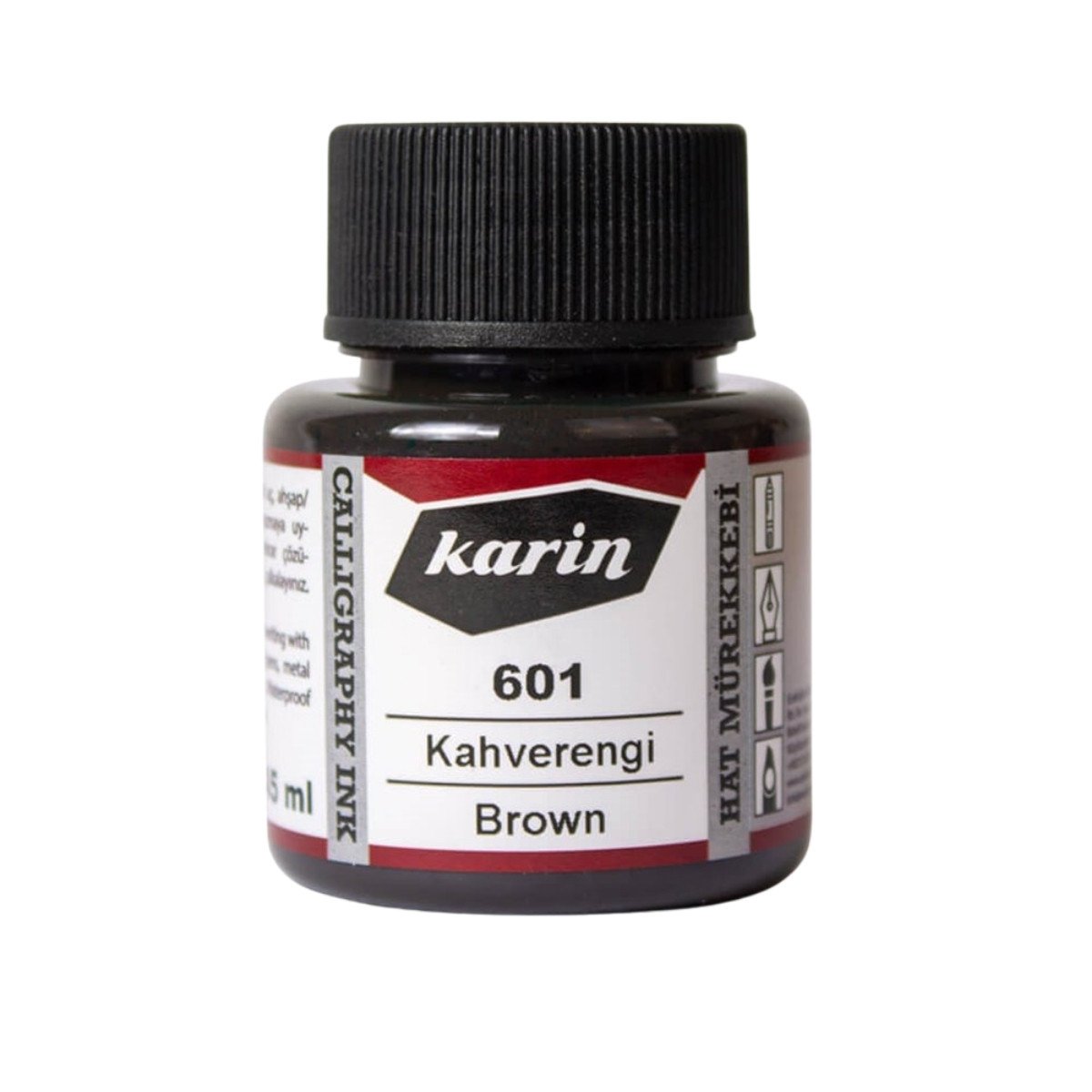 Karin Hat Mürekkebi 45ml 601 Kahverengi