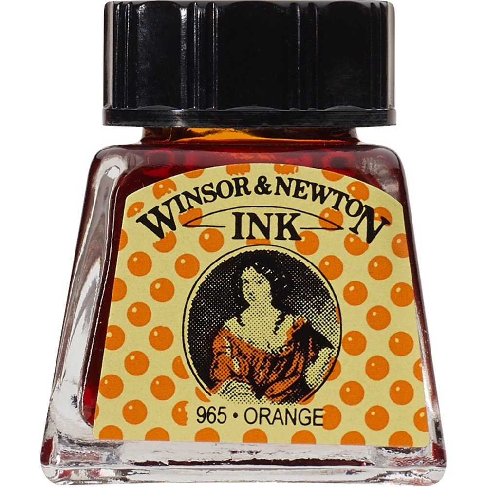 Winsor Newton Drawing Ink Çini Mürekkebi 14ml 449 Orange