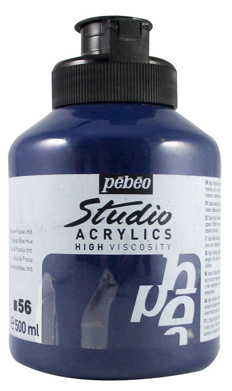 Pebeo Studio Akrilik Boya 500ml 56 Prussian Blue Hue
