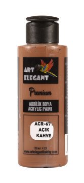 Art Elegant Akrilik Boya 120ml Acr-671 Açık Kahve