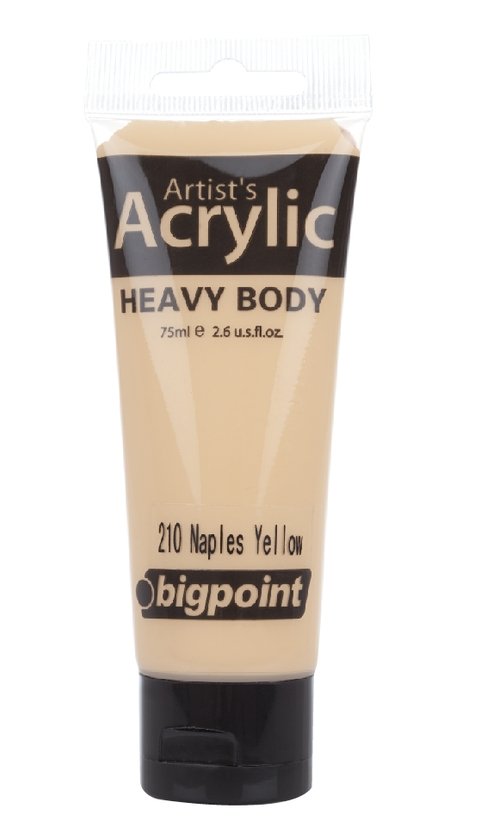 Bigpoint Akrilik Boya 75ml 210 Naples Yellow