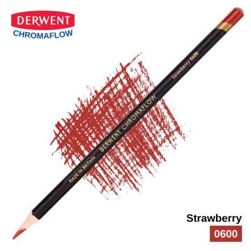 Derwent Chromaflow Kuru Boya Kalemi 0600 Strawberry