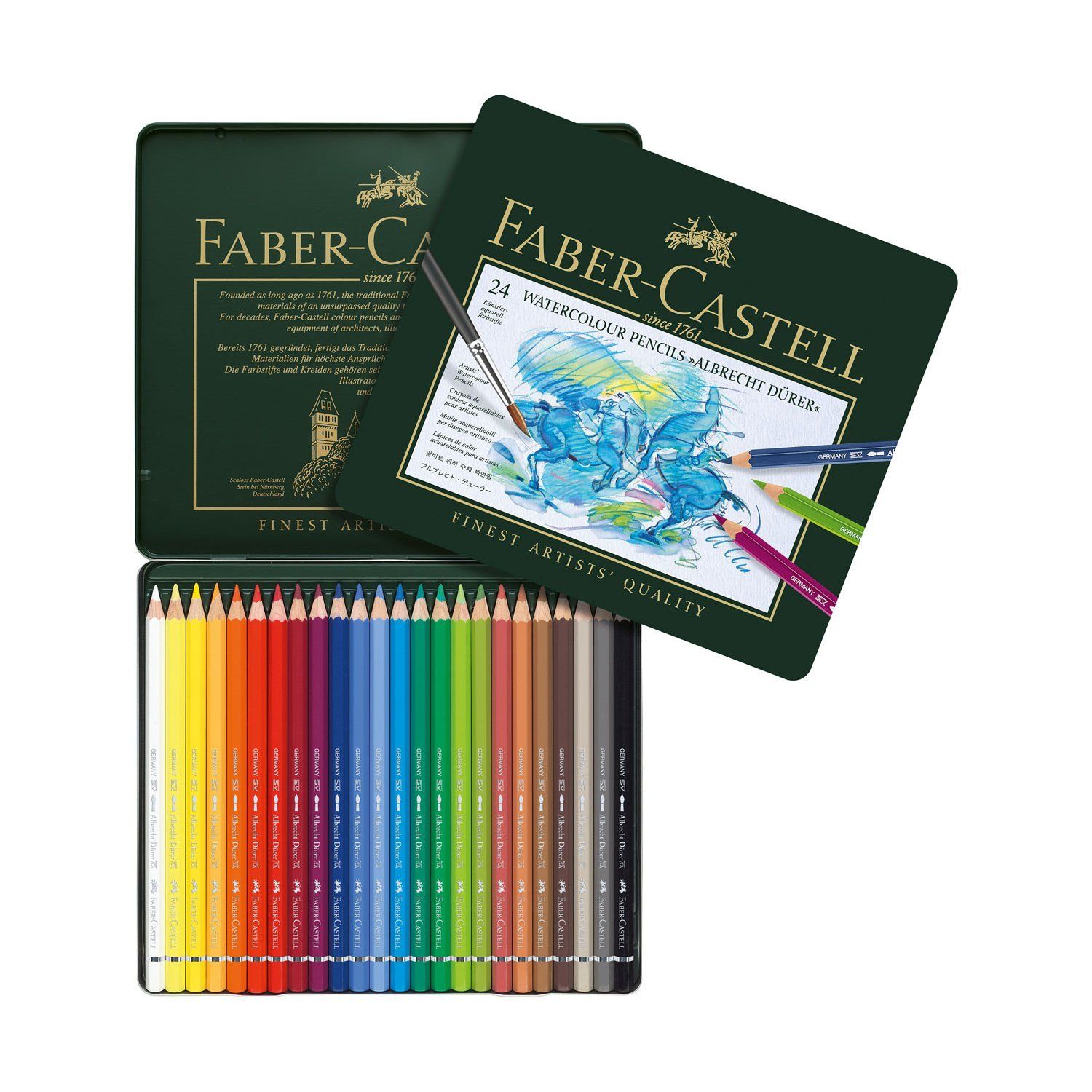 Faber Castell Albrecht Dürer Aquarell Boya Kalemi 24 Renk