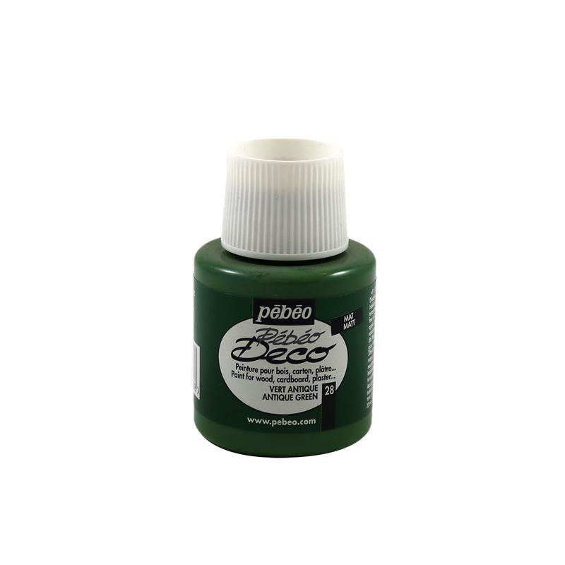 Pebeo Deco Su Bazlı Ahşap Boya 110ml Mat 28 Antique Green