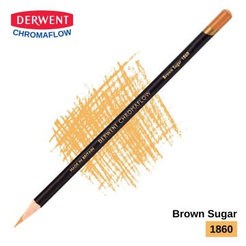 Derwent Chromaflow Kuru Boya Kalemi 1860 Brown Sugar