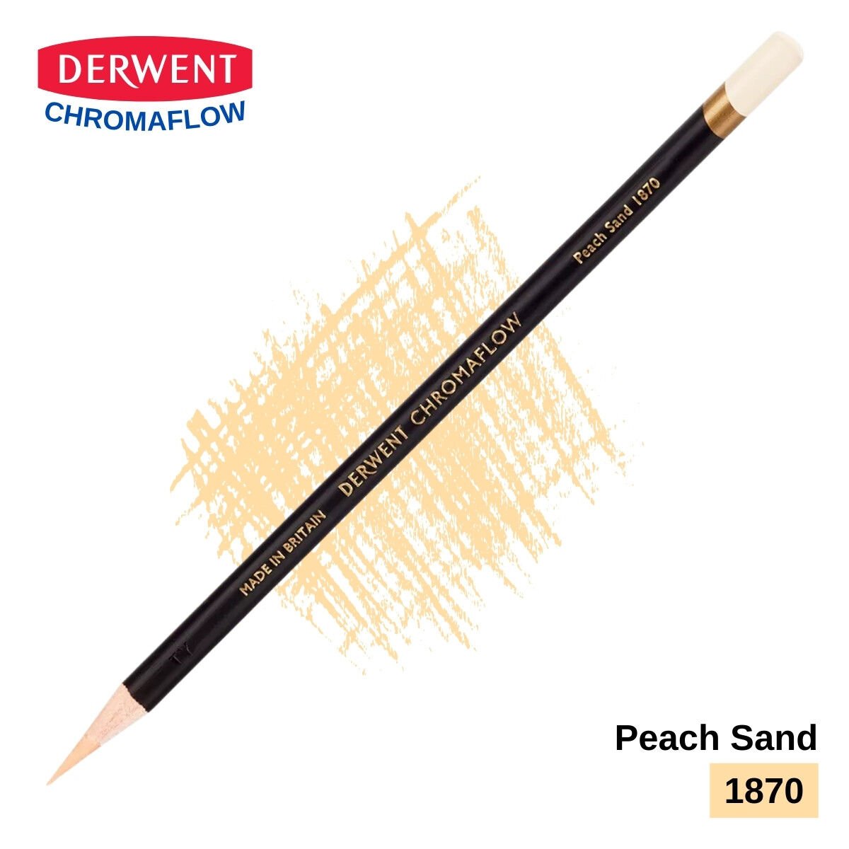 Derwent Chromaflow Kuru Boya Kalemi 1870 Peach Sand