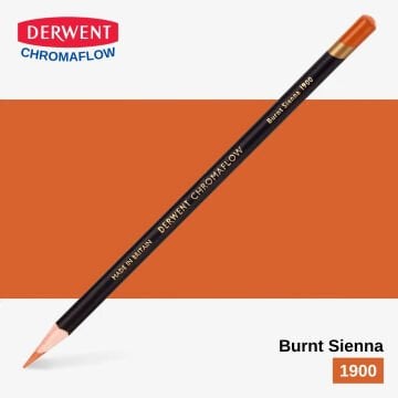 Derwent Chromaflow Kuru Boya Kalemi 1900 Burnt Sienna