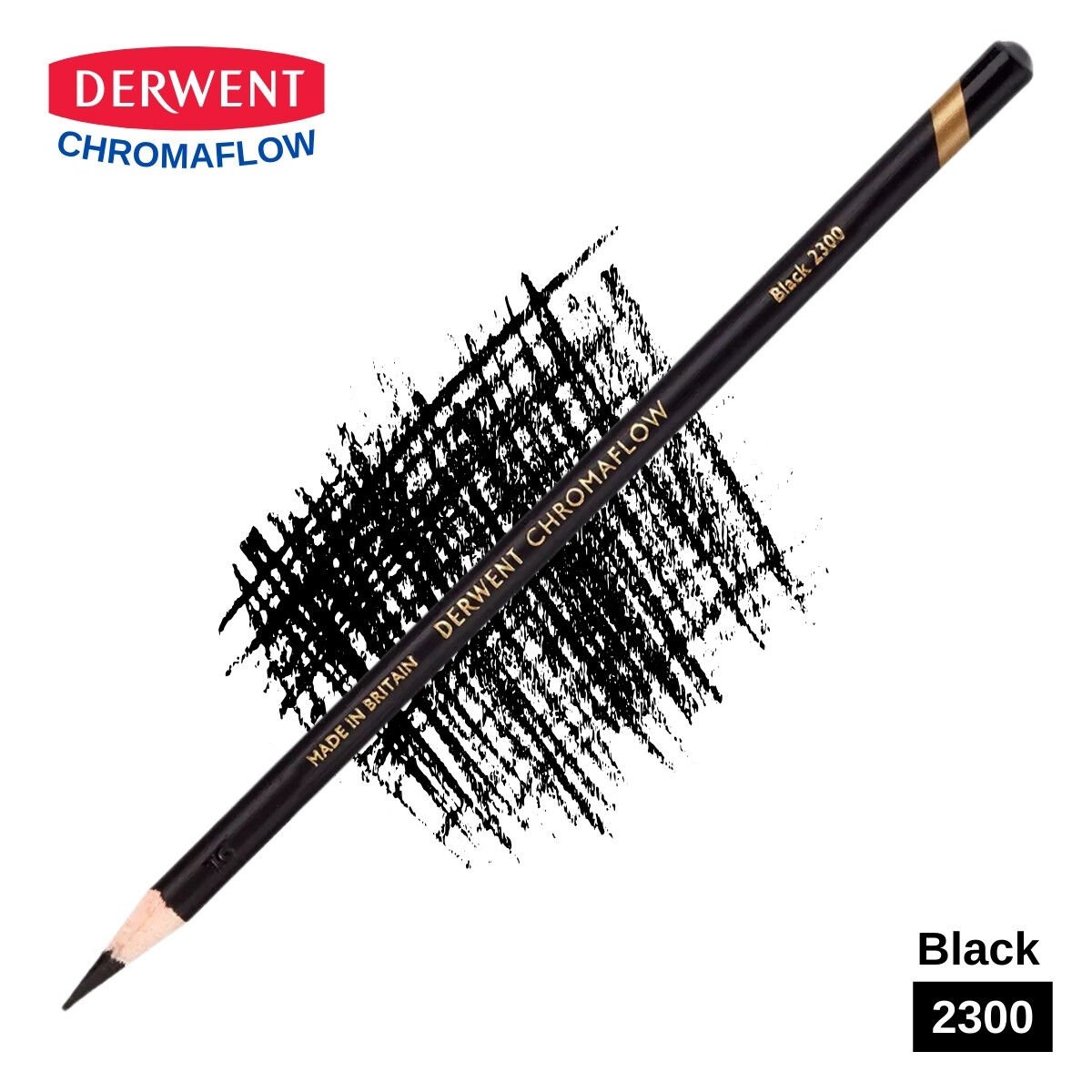 Derwent Chromaflow Kuru Boya Kalemi 2300 Black