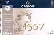 Canson 1557 Eskiz Çizim Defteri (25x35) 120gr 15 Sayfa