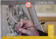 Talens Çizim Bloğu Eskiz Çizim Defteri (A4) 120gr 40 Sayfa