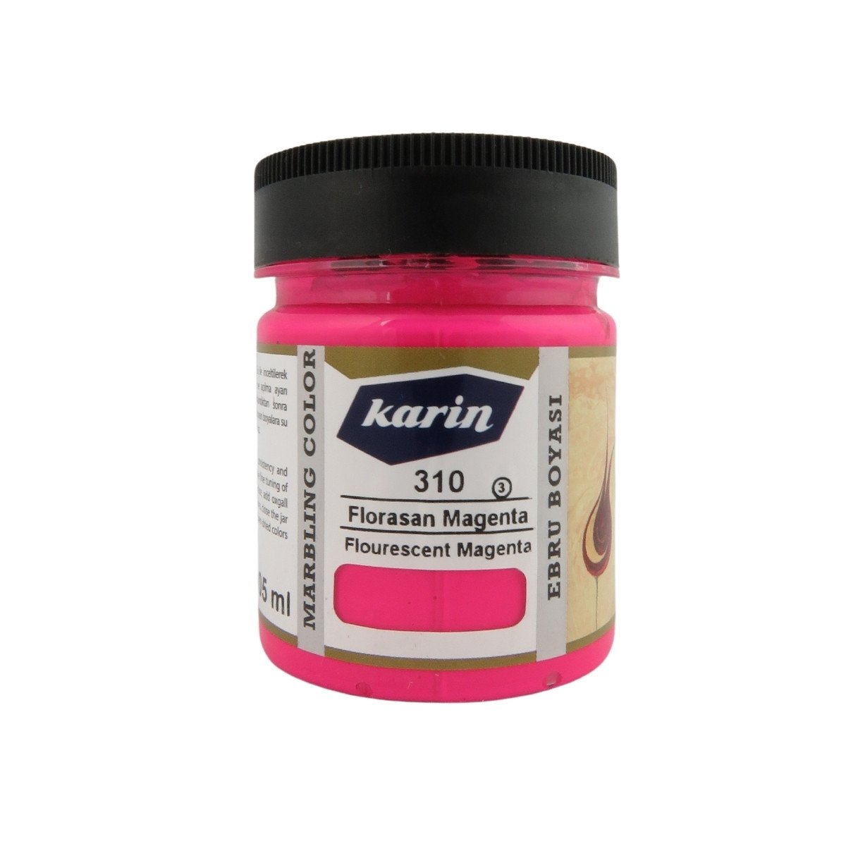 Karin Ebru Boyası 105ml 310 Florasan Magenta